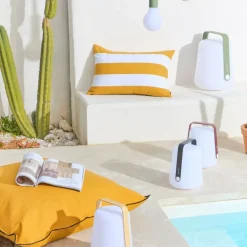 Housse de coussin extérieur 80x80cm curry - Bimini