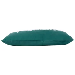 Housse de coussin farniente en coton emeraude 50x30cm - Mare