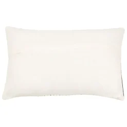 Housse de coussin rayé multicolore pastel 50x30cm en coton - famille