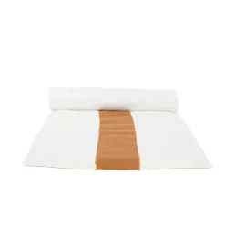 Housse d'edredon en lin tabac 200x85cm - Goa