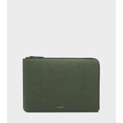 Housse d'ordinateur olive - Atelier