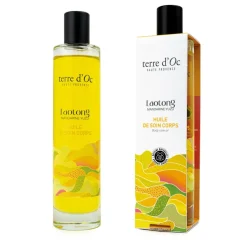 Huile soins bio parfumee mandarine-yuzu laotong 100ml