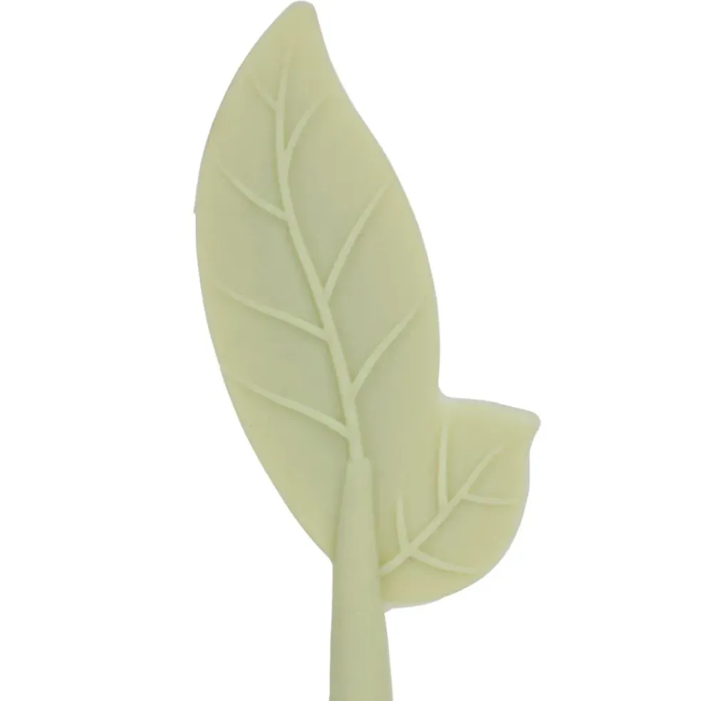 Infuseur thé en inox vert d'eau - Feuille