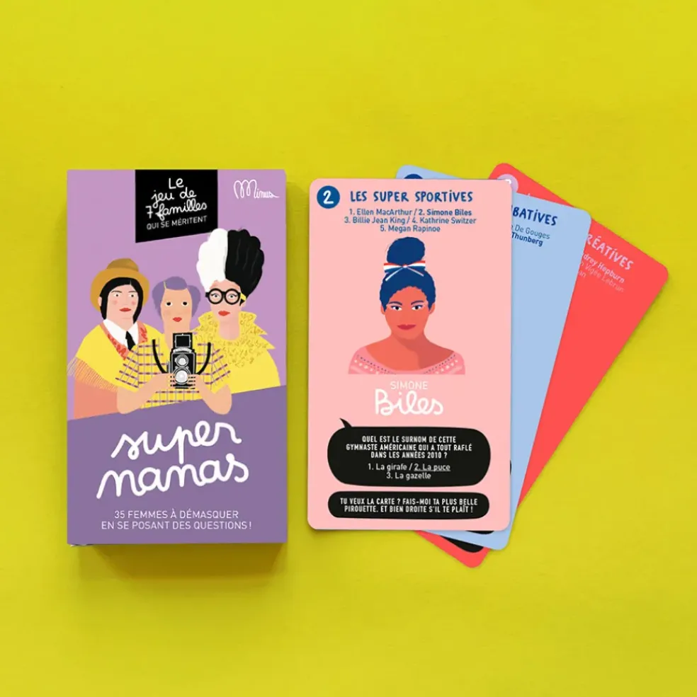 Jeu de 7 familles super nanas