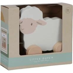 Jouet à tirer mouton en bois - Little Farm