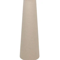 Lampadaire en coton et fer blanc cassé h130cm - Calypsa