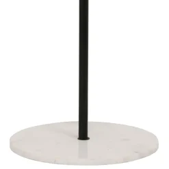 Lampadaire en fer et marbre noir et blanc d45xh163cm - Funky
