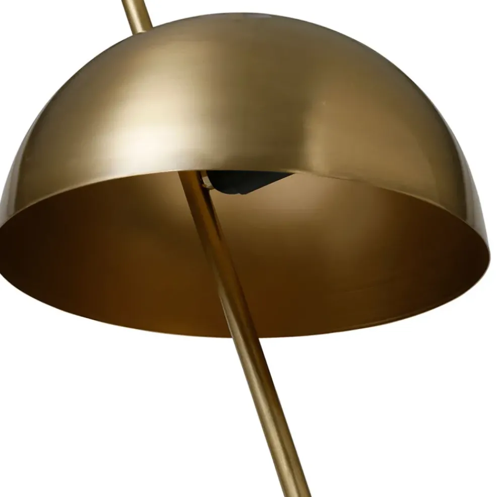 Lampadaire en fer h163cm doré - Ardecor