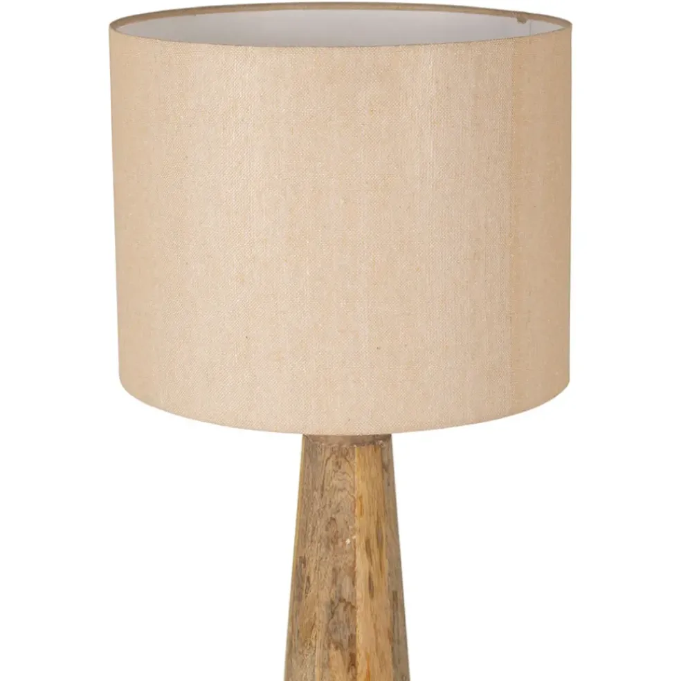 Lampadaire en manguier naturel h122cm - Eterra