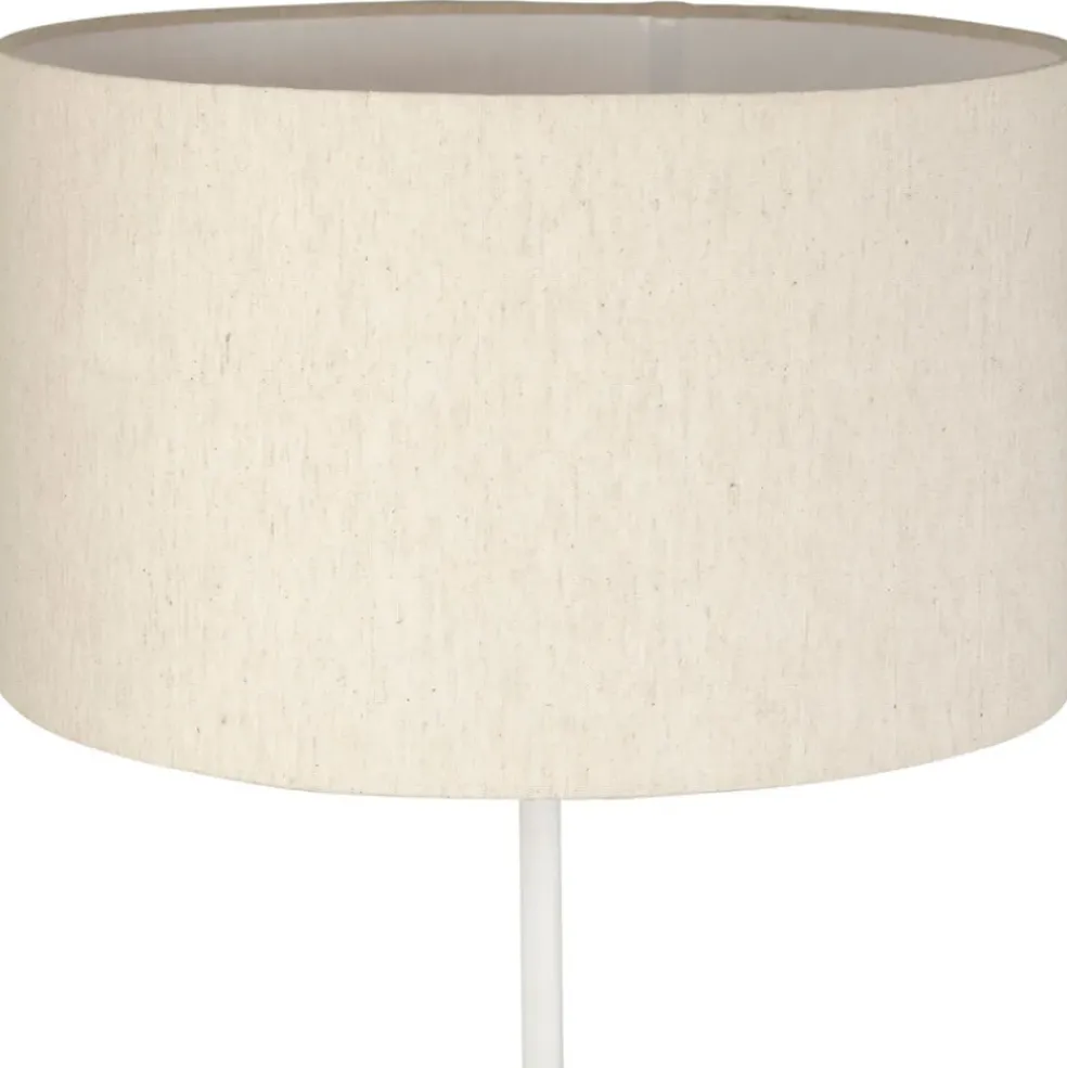 Lampadaire en marbre et fer blanc h150cm - Organic