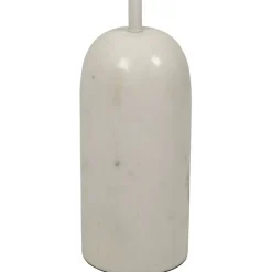 Lampadaire en marbre et fer blanc h150cm - Organic