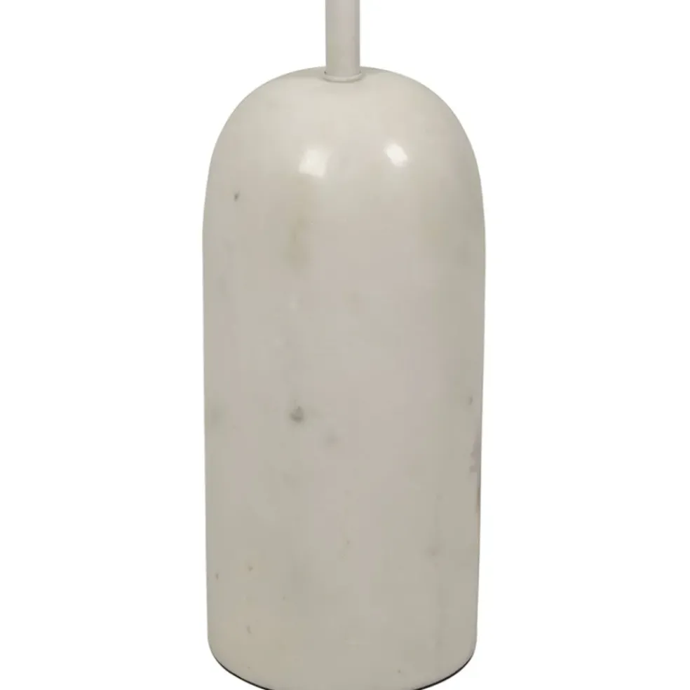 Lampadaire en marbre et fer blanc h150cm - Organic