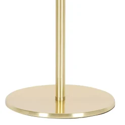 Lampe 2 globes en verre opaline doré - edmond