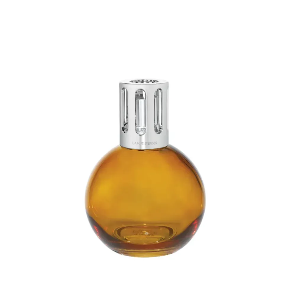 Lampe Berger boule ambre d10.5xh14.3cm