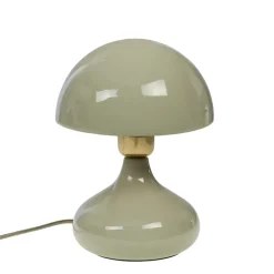 Lampe champignon en fer amande H24cm - Paulette