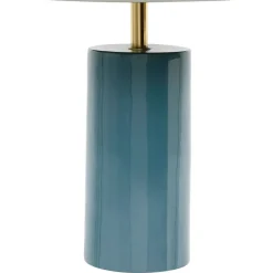 Lampe champignon en fer bleu d30xh40cm - Arty