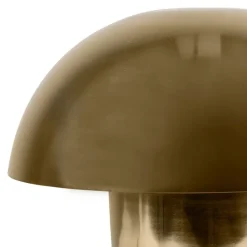 Lampe champignon en fer d35cm doré - Champart