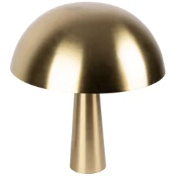 Lampe champignon en fer doré h44cm - Ardecor
