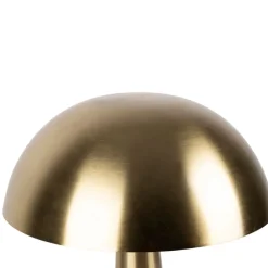 Lampe champignon en fer doré h44cm - Ardecor
