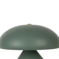 Lampe champignon tactile en fer vert h23cm - Arty