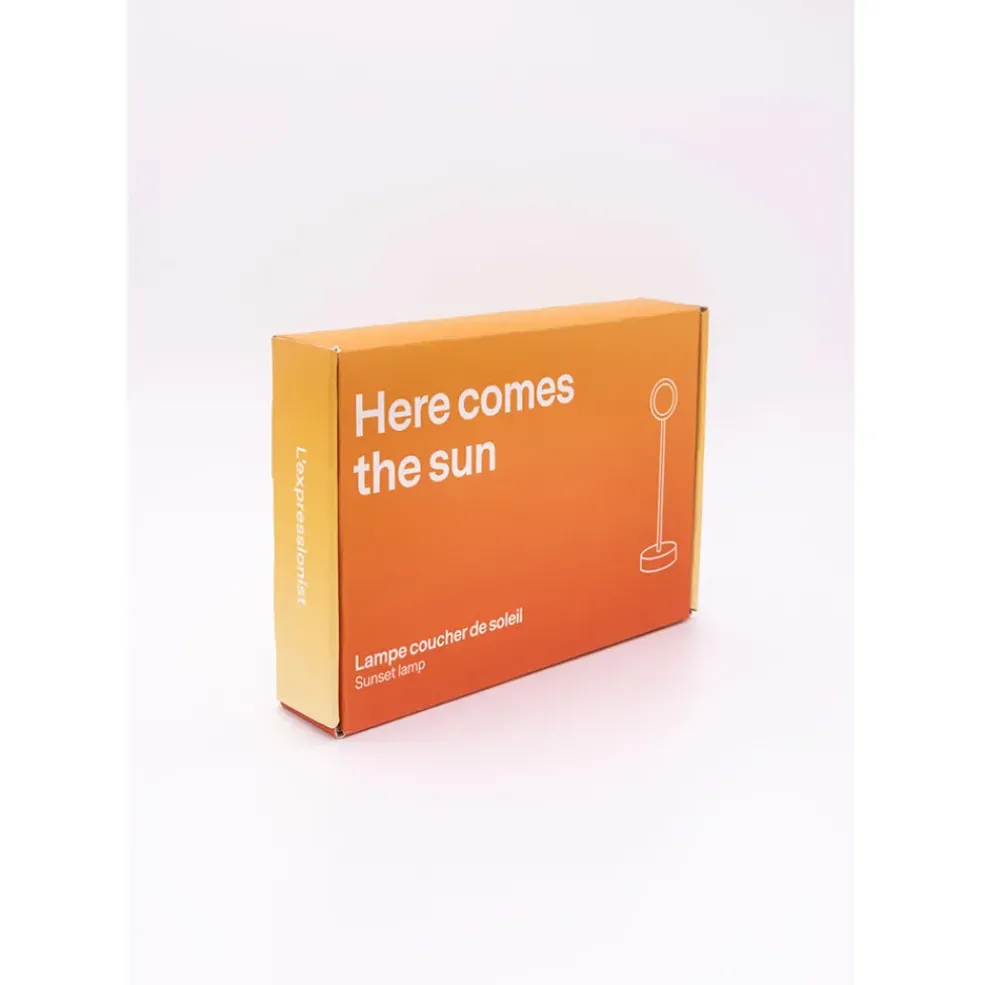 Lampe coucher de soleil h26cm