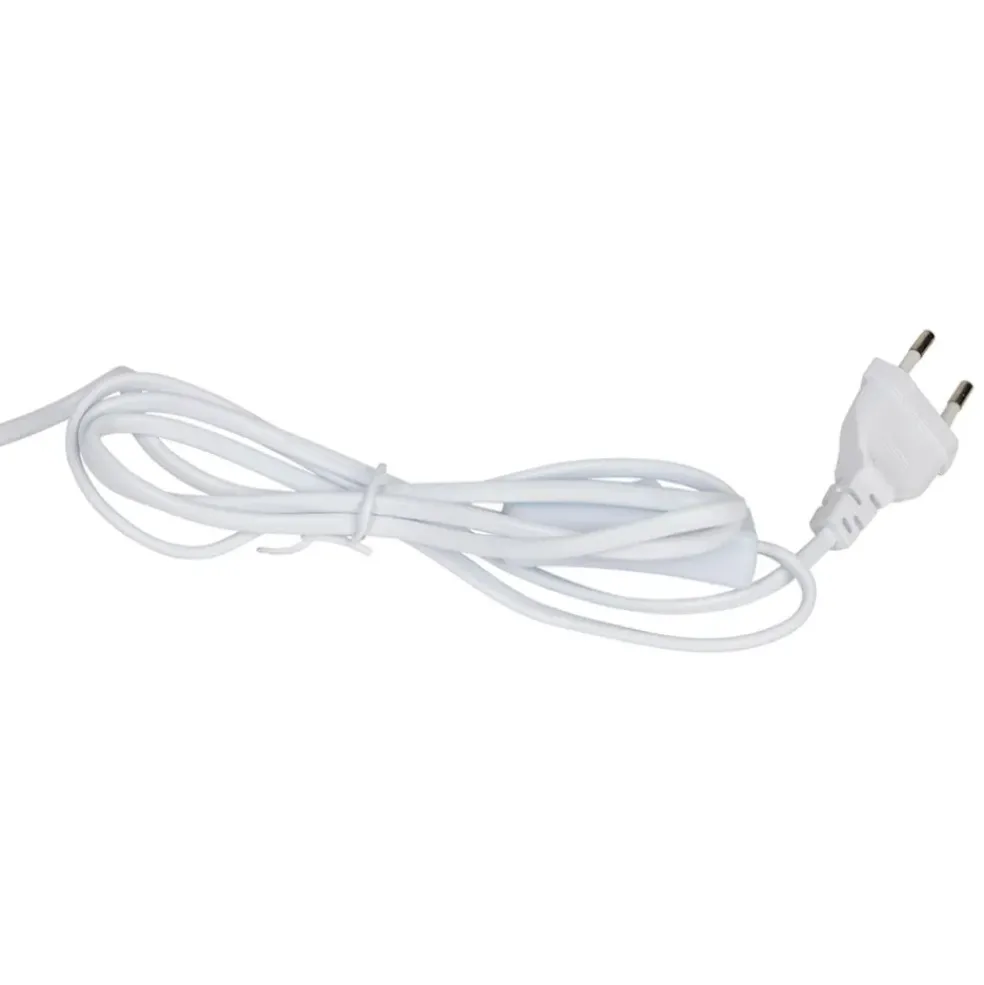 Lampe cylindre en porcelaine rayée indigo et blanc h24cm - Alaria