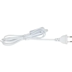 Lampe cylindre en porcelaine rayée indigo et blanc h28cm - Alaria