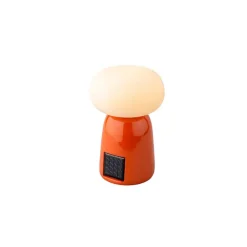 Lampe de table solaire pèche - Meringue
