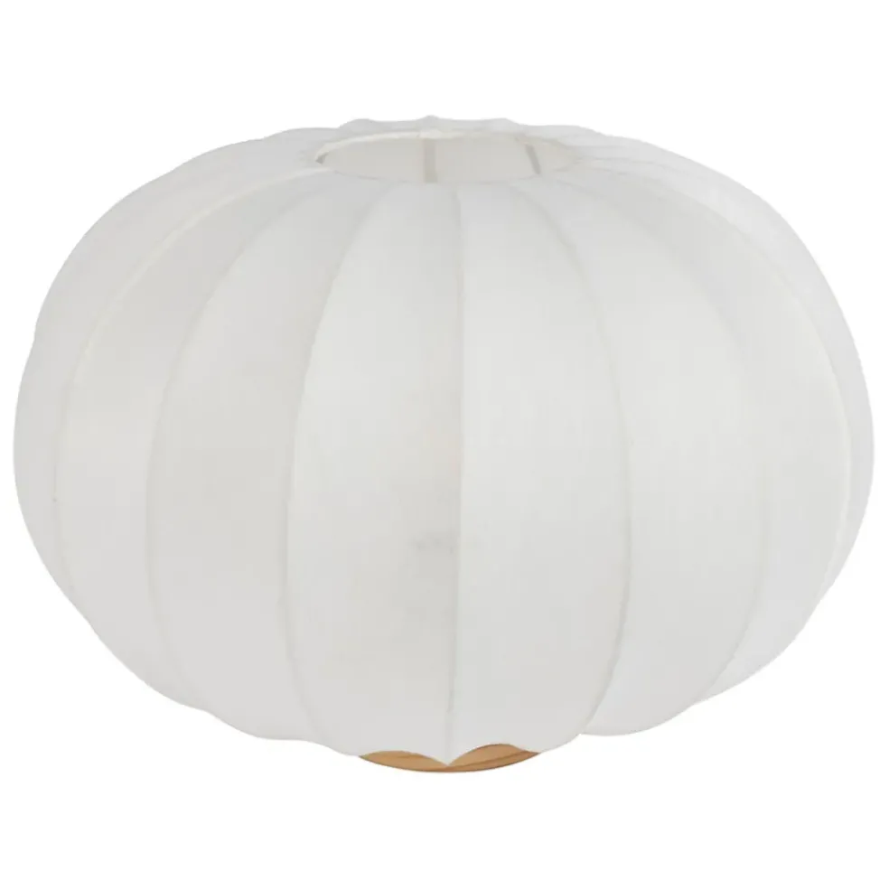 Lampe en coton écru d40xh28.5cm - Aurore