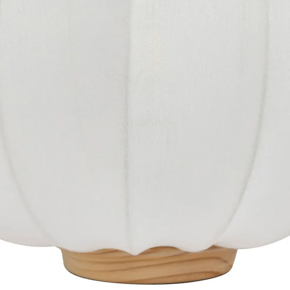 Lampe en coton écru d40xh28.5cm - Aurore