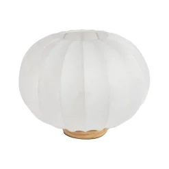 Lampe en coton écru d31xh24cm - Aurore