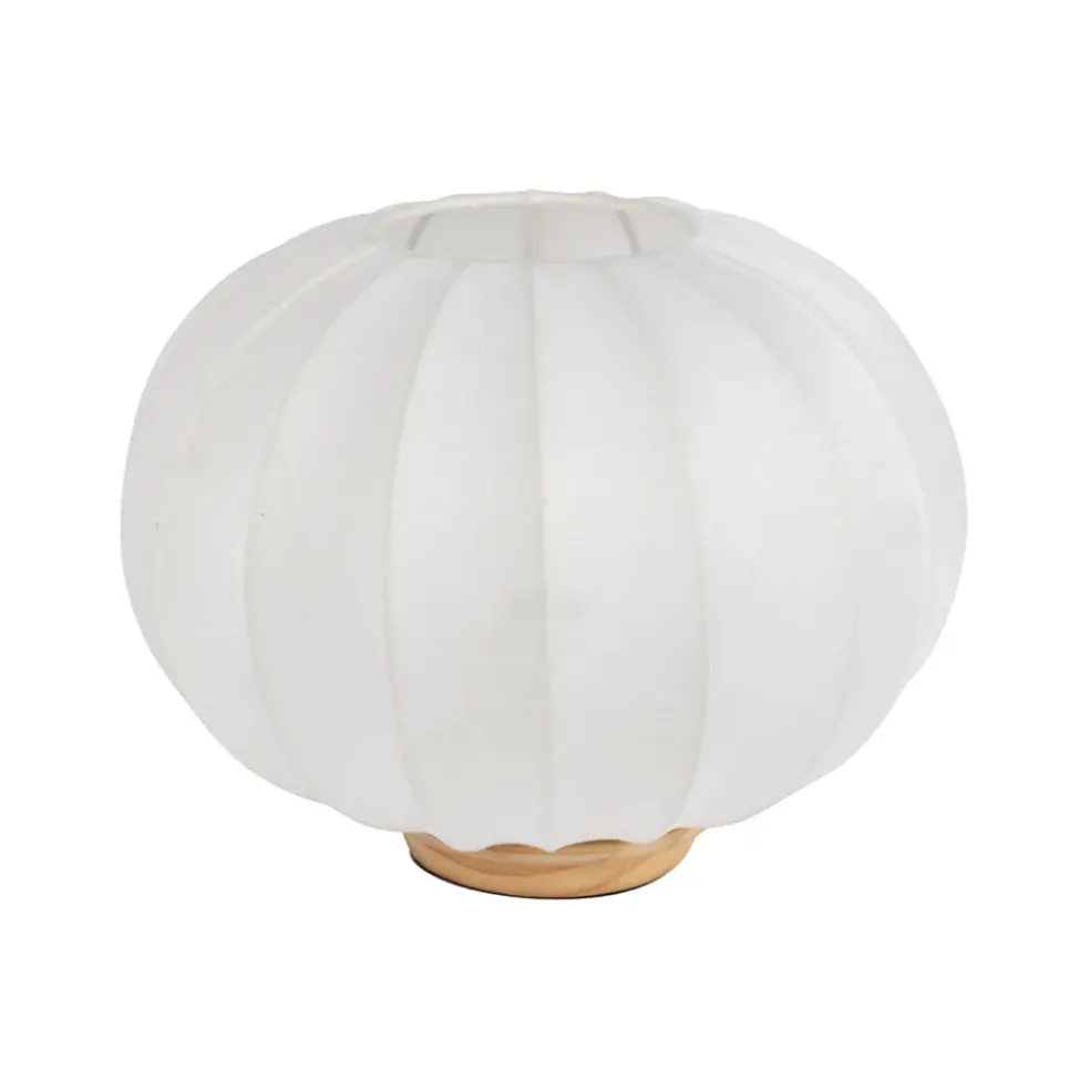 Lampe en coton écru d31xh24cm - Aurore