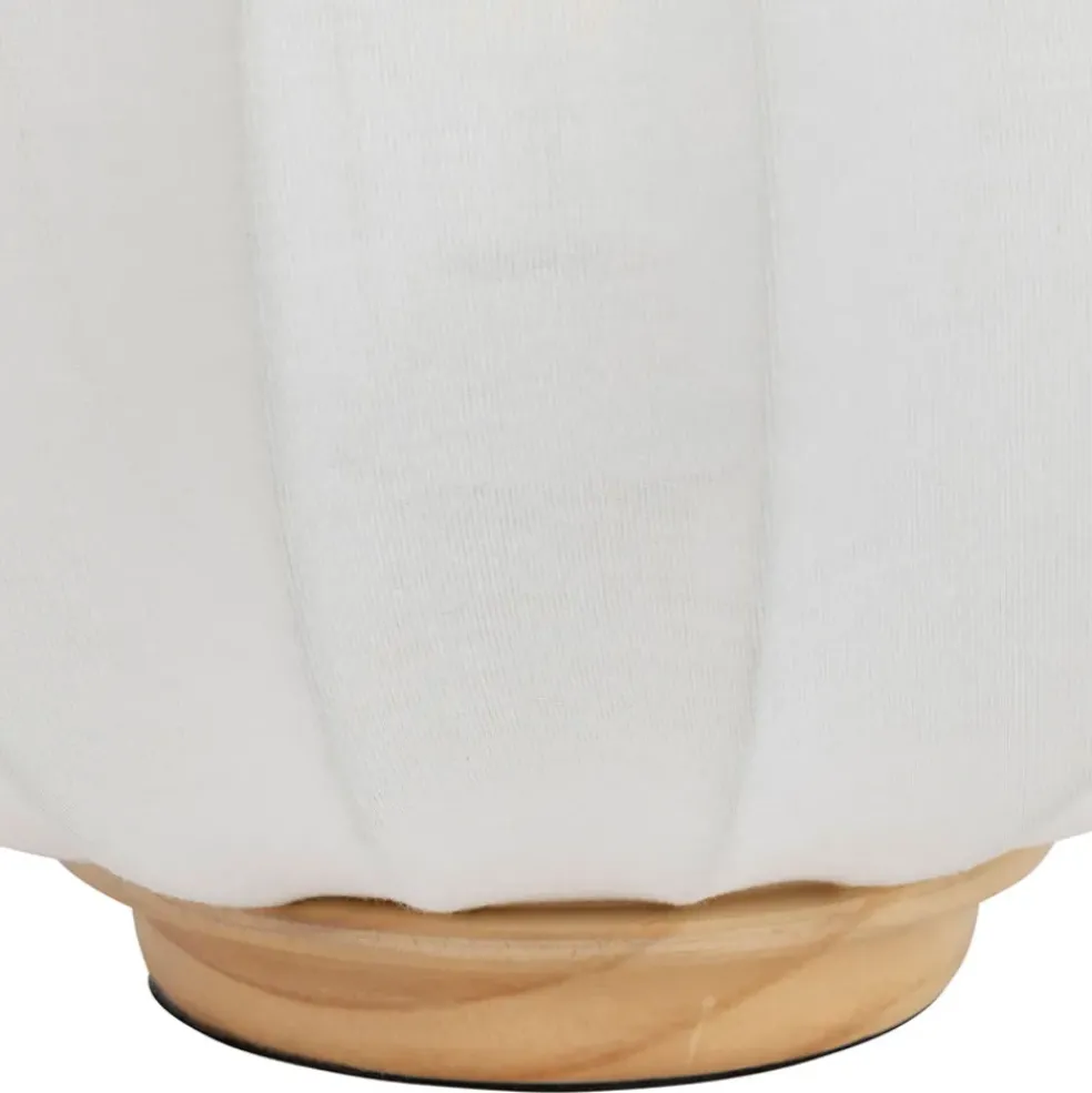 Lampe en coton écru d31xh24cm - Aurore