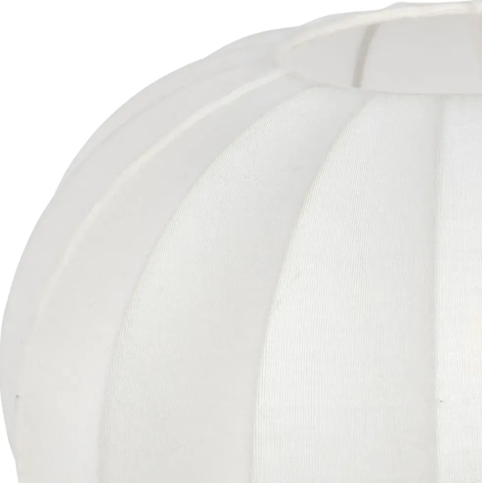 Lampe en coton écru d31xh24cm - Aurore