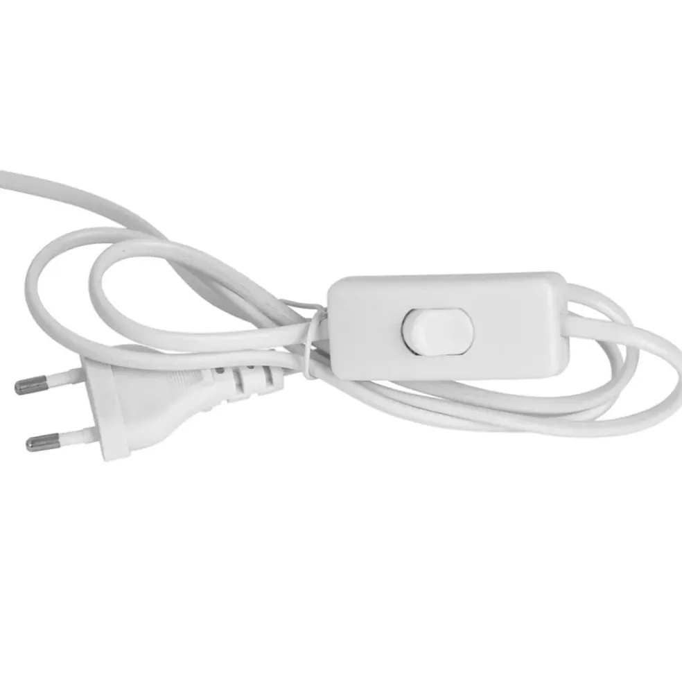 Lampe en coton écru d31xh24cm - Aurore