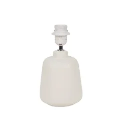 Lampe en céramique blanche h34cm - Paros