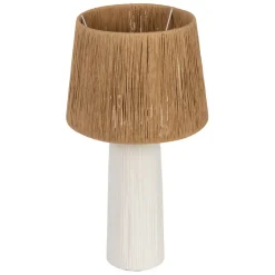 Lampe en céramique écru h48cm - Lignes