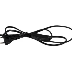 Lampe en céramique et coton noir h41cm - Figura