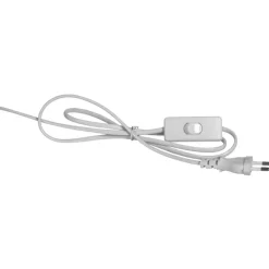 Lampe en céramique et lin écru h52cm - Klosen