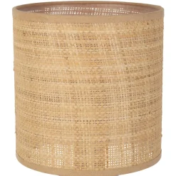 Lampe en céramique et papier naturel et nude h44cm - Opale