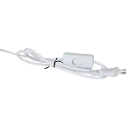 Lampe en céramique émeraude et lin h40cm - Verda