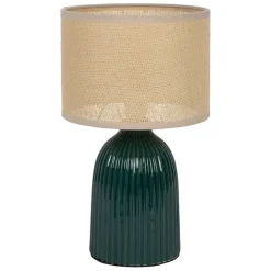 Lampe en céramique émeraude h28cm - Essencia