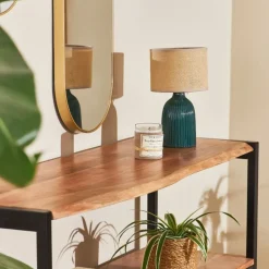 Lampe en céramique émeraude h28cm - Essencia