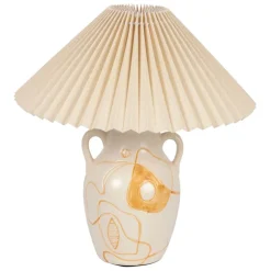 Lampe en céramique terracotta h40cm - Greeka