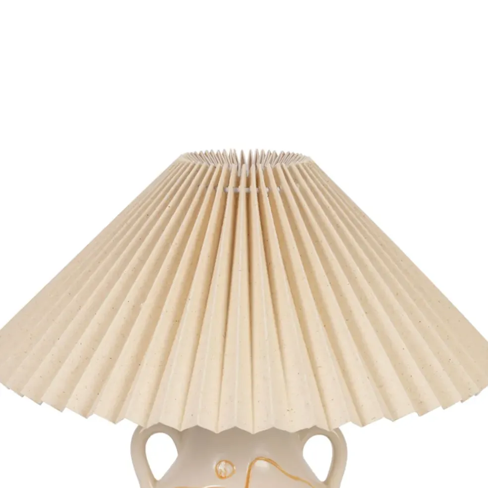 Lampe en céramique terracotta h40cm - Greeka