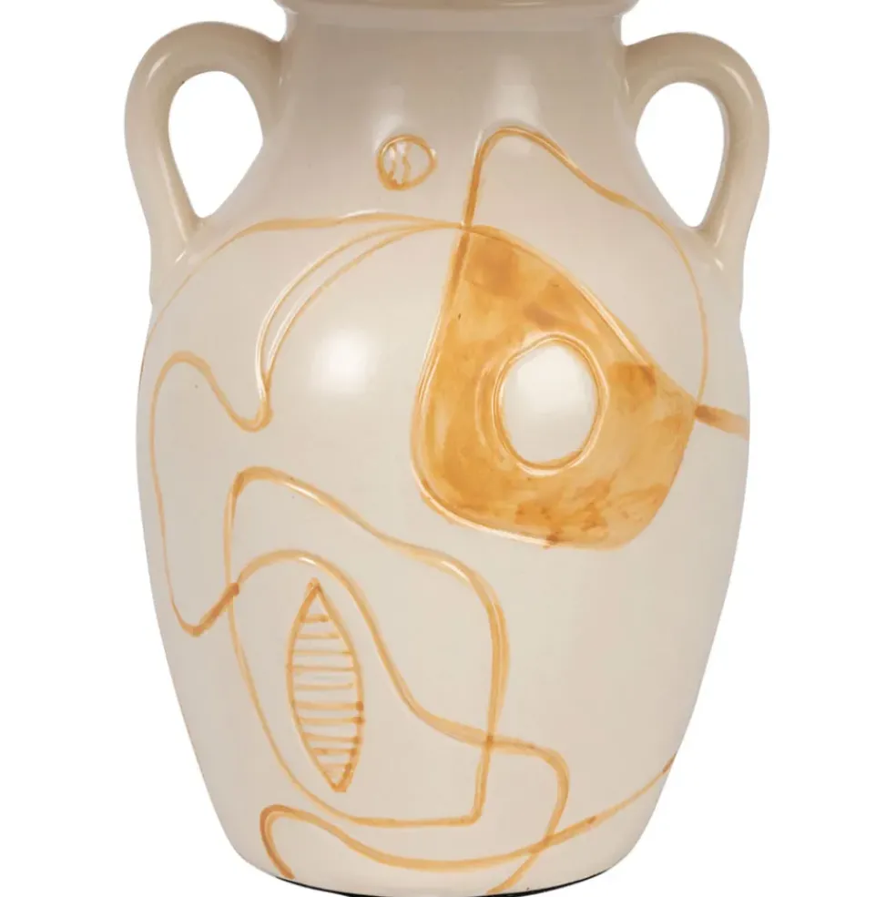 Lampe en céramique terracotta h40cm - Greeka
