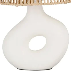 Lampe en dolomite écru h38cm - Greeka
