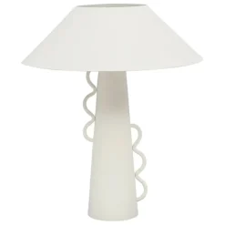 Lampe en fer écru d38xh47cm - Ardecor