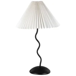 Lampe en fer noir et blanc h50cm - Funky