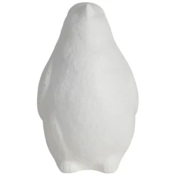 Lampe en porcelaine blanc h25.5cm - Pingouin